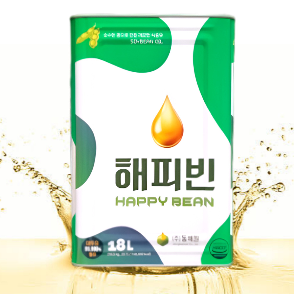 해피빈 콩식용유 18리터 대용량 대두유 업소용 콩기름, 1개, 18L 49,700원