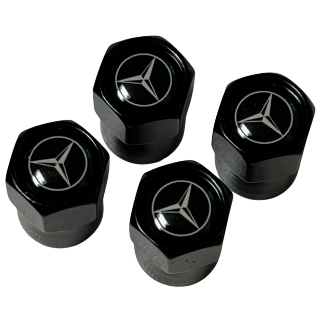 벤츠 Mercedes Benz 타이어 밸브캡 에어캡 구찌캡, 블랙, 4개 11,900원