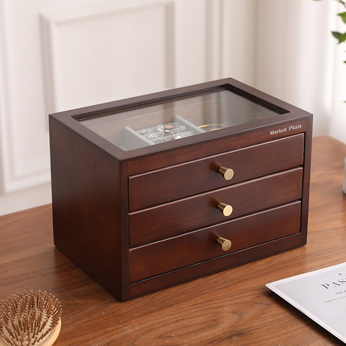 마켓플랜 프리미엄 원목 악세사리 보석 보관함 3단 39,790원