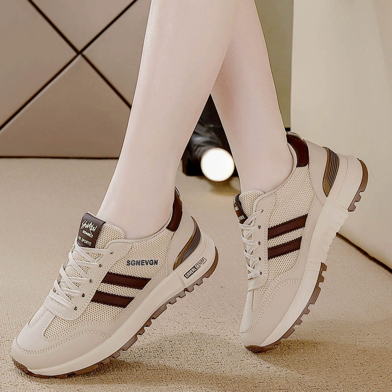 Novastar  여성 통기성 슈즈 퀴진 3cm 통굽 스니커즈 발편한 운동화 런닝화 캐주얼화 스타일리시한 라운드토 데일리 슈즈 28,800원