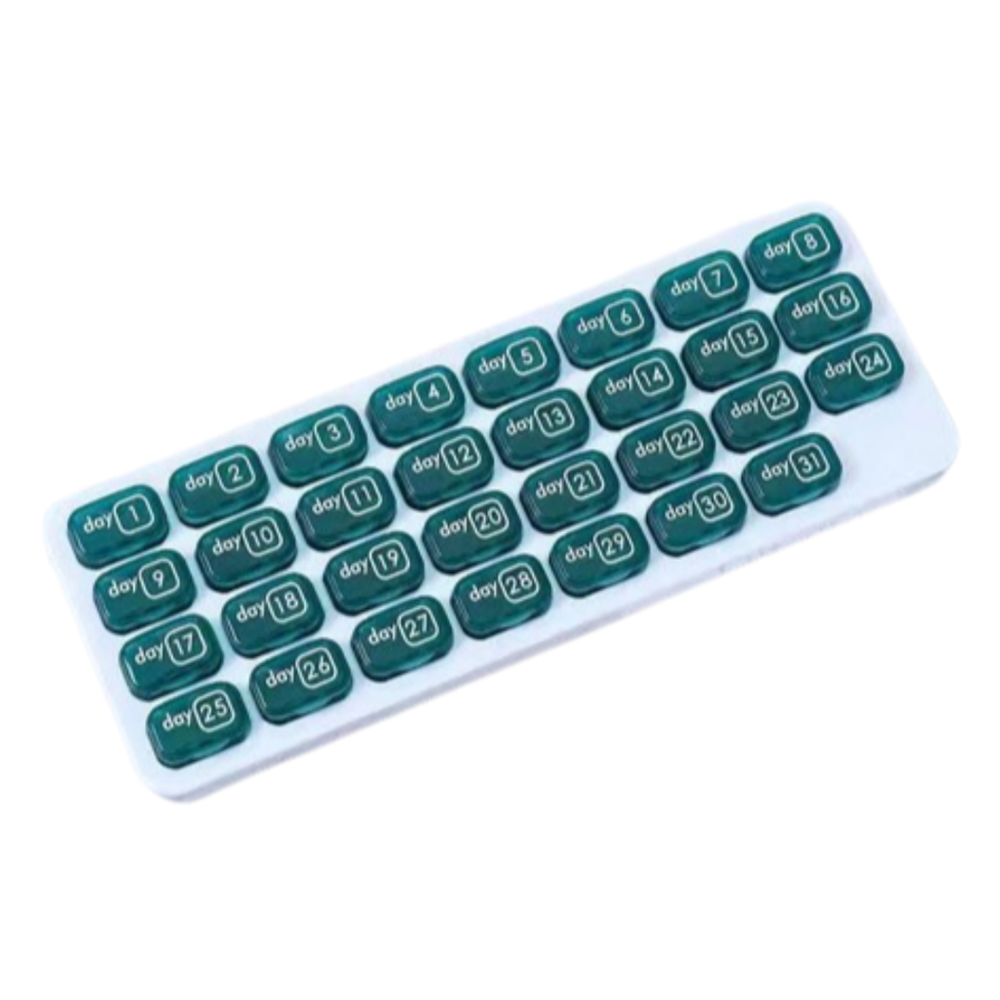 특별한상점 약 달력 한달 31일 대형 알약케이스 그린 8,840원