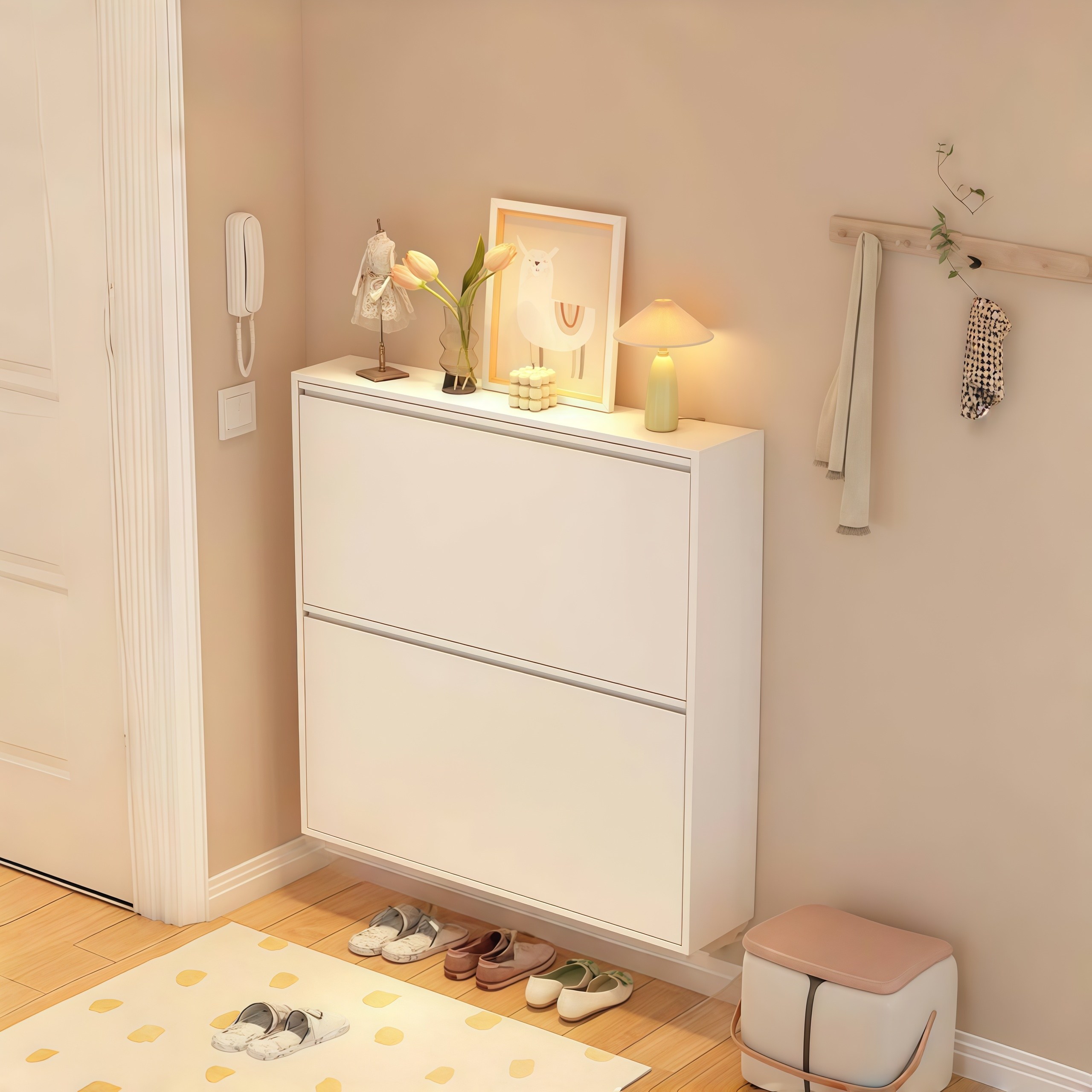 YAPOGI 현관 초슬림 신발장 틈새신발장 신발 정리함 수납장 아파트 현관신발장 75,000원