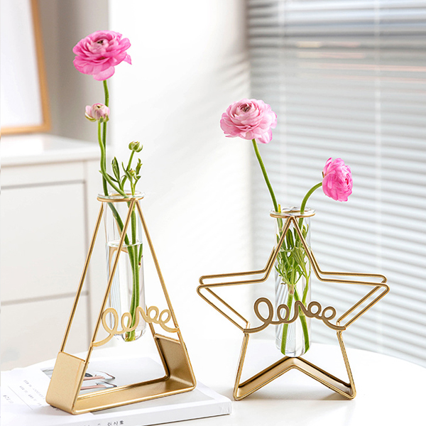 모리앤 골드프레임 실린더 화병 삼각형 + 별 세트 19,890원