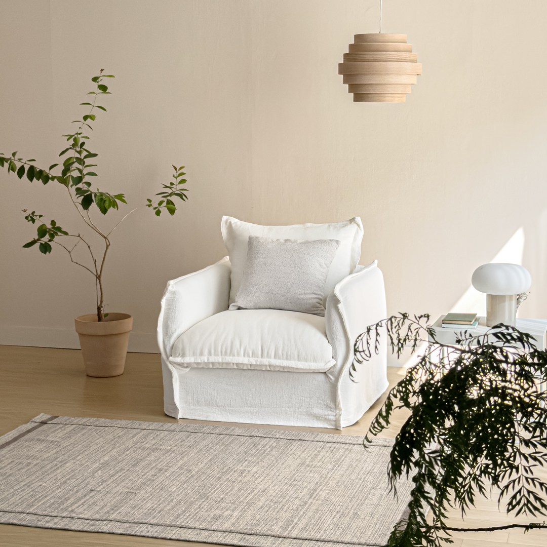 버드 1인용 폴쉬린넨 패브릭소파 [PL1015-1] 749,000원