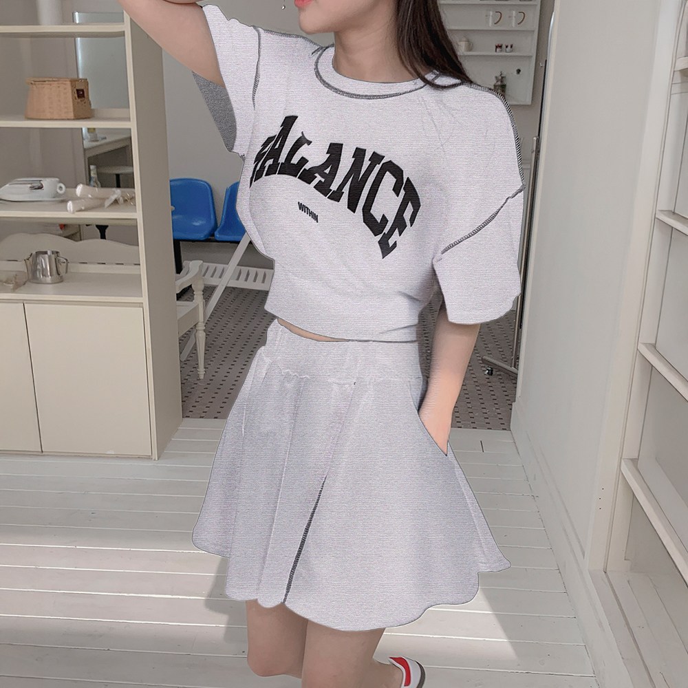 떳다그녀 리노 맨투맨 팬츠 세트 29,800원