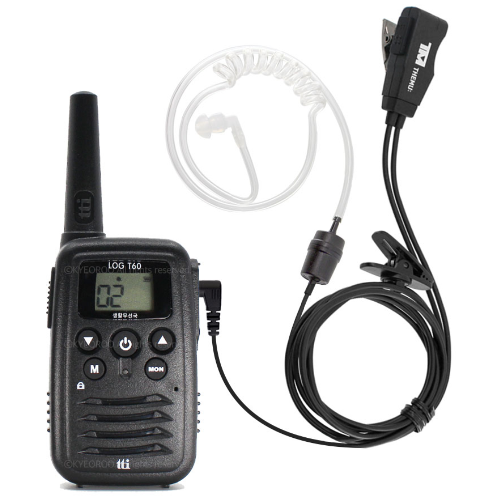 티티아이텍 LOG-T60 무전기 이어마이크 인이어 TM-EM1000 더뮤정품 (TM-EM1000) 7,800원