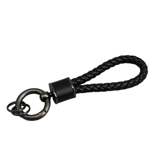 카슬라 가죽 레더루프 키링 열쇠고리, 블랙, 1개 7,400원