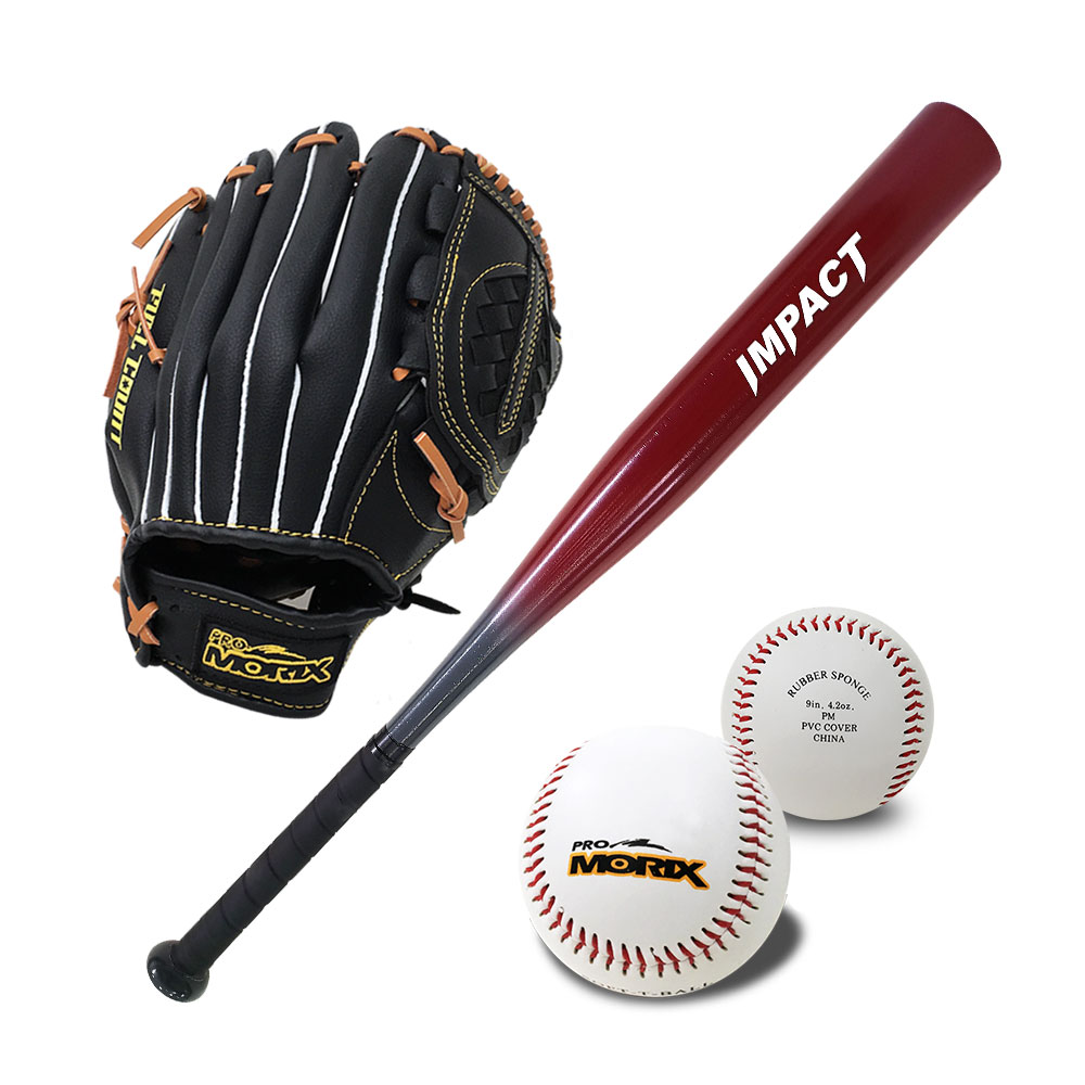 프로모릭스 야구배트(알루미늄)+야구글러브+야구공 2개 세트 어린이 성인 청소년 51,900원