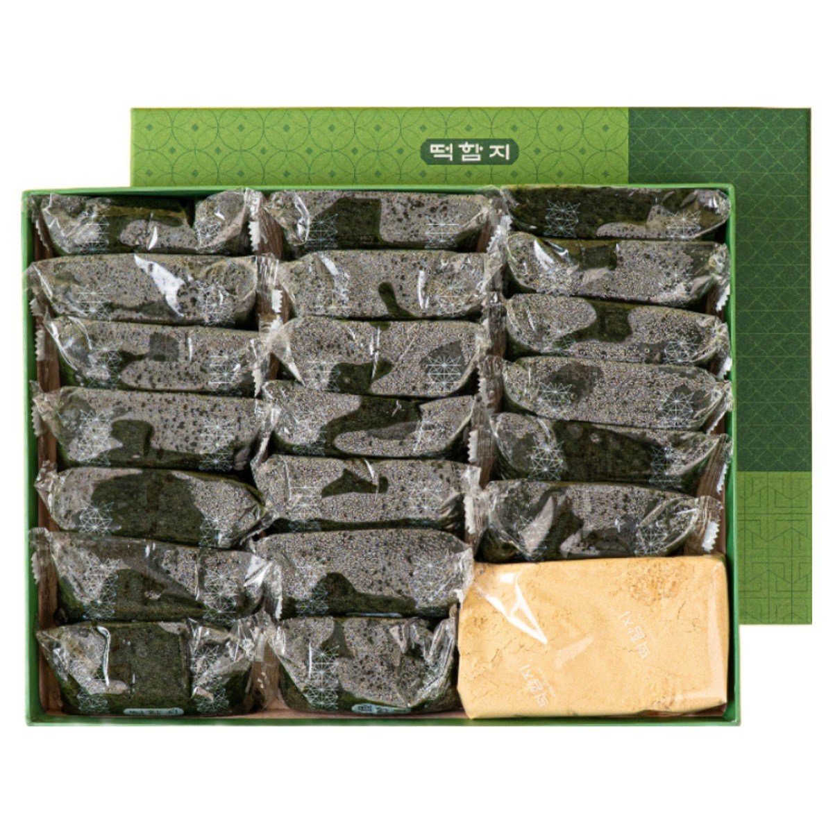 현미쑥떡 현미쑥인절미 현미떡 떡선물세트 떡함지, 80g, 20개 40,000원