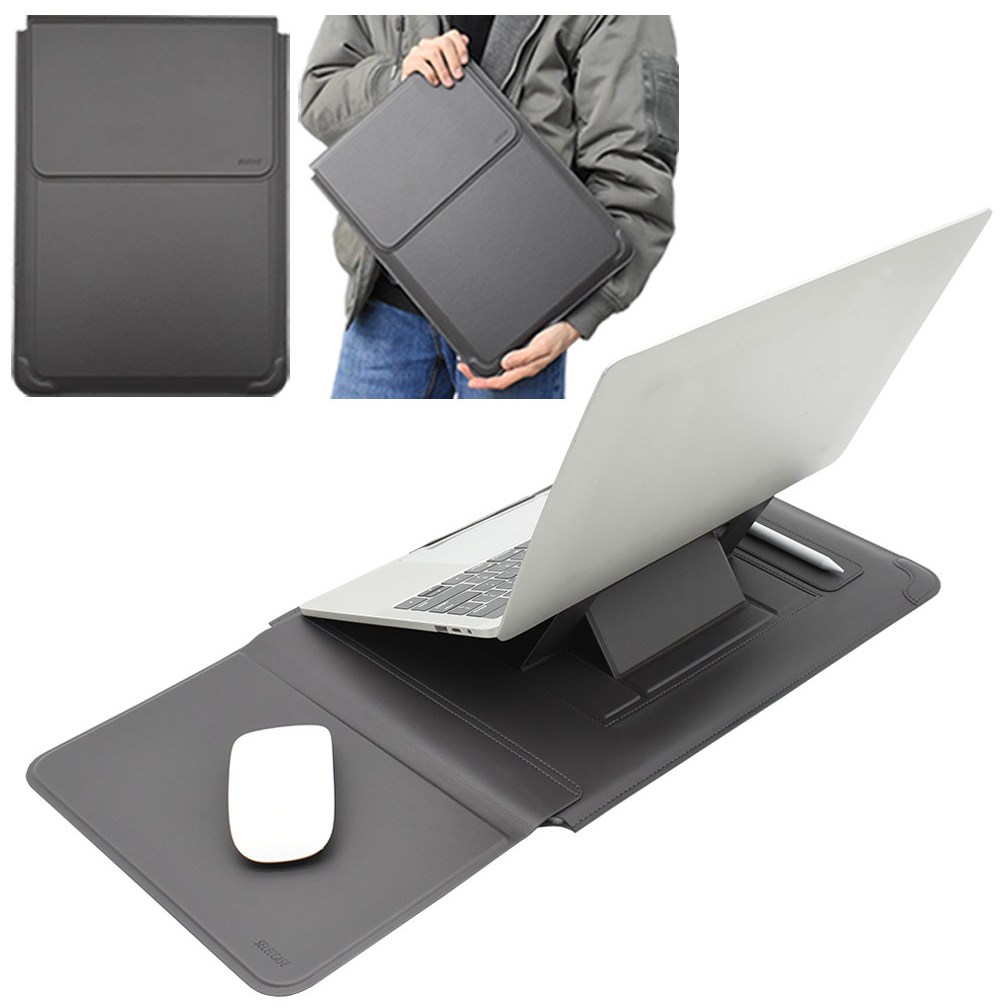 노트북 거치대 파우치 삼성 갤럭시북4 갤럭시북5프로 360 LG그램 맥북 14인치 15인치 16인치 17인치, 다크그레이, 1개 40,100원