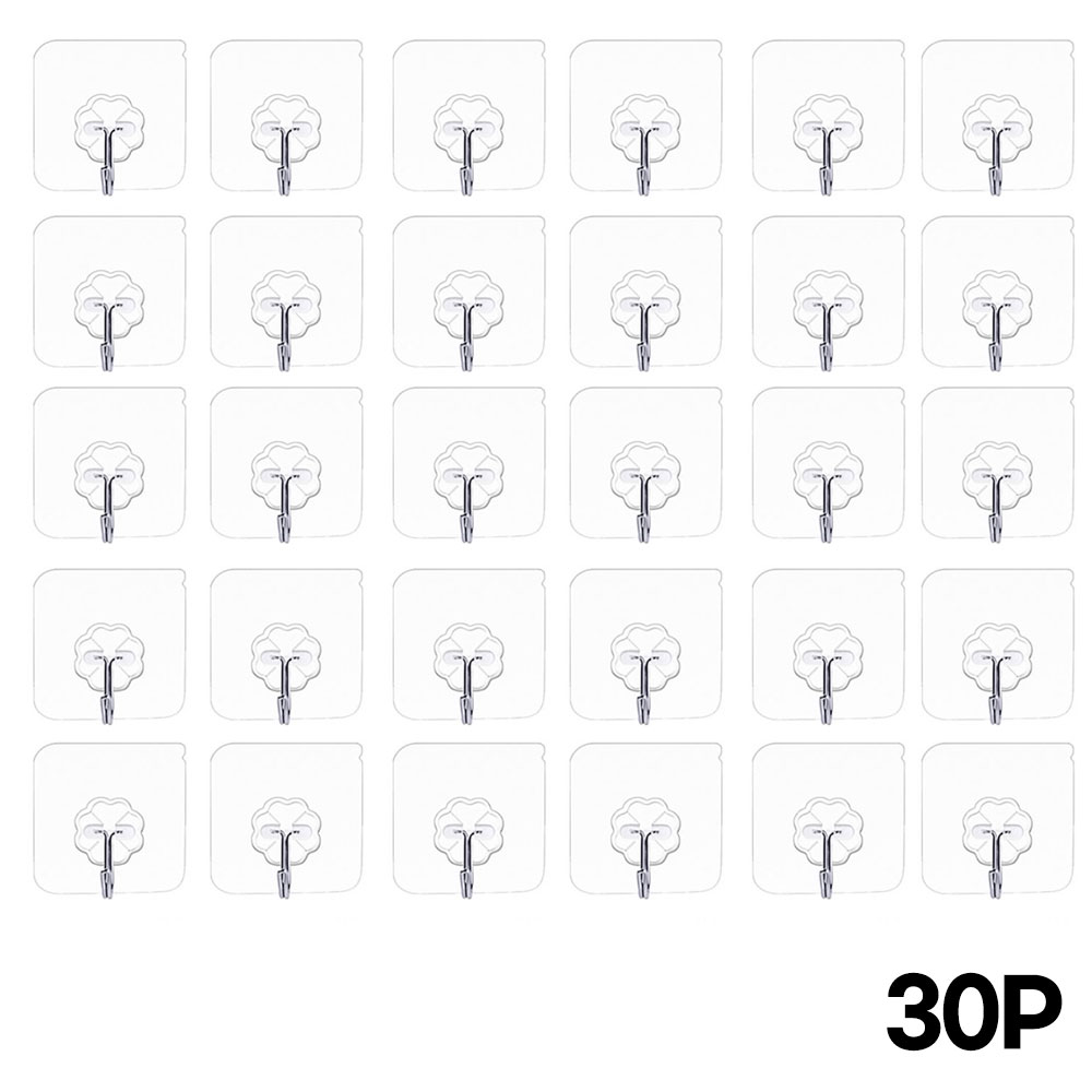 접착식 후크걸이 30p, 단일색상, 1세트 3,900원