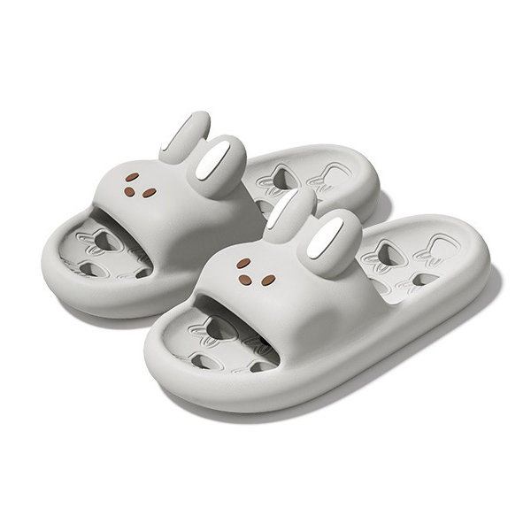 곰돌이샵 말랑말랑 몽실 토끼 물빠짐 EVA 욕실 슬리퍼 커플 욕실화 실내화 9,600원