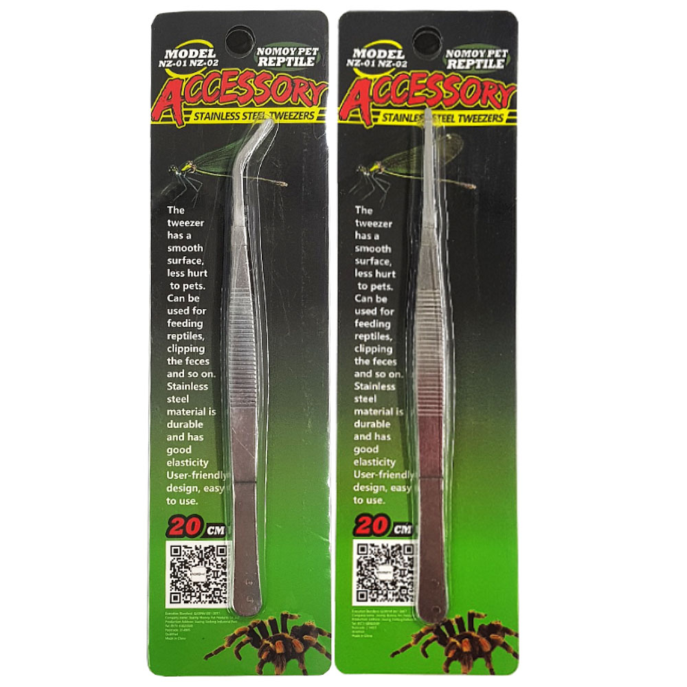 노모이펫 스테인레스 소동물 피딩 핀셋 직선형 + 곡선형 세트 NZ0102, 1세트 5,800원