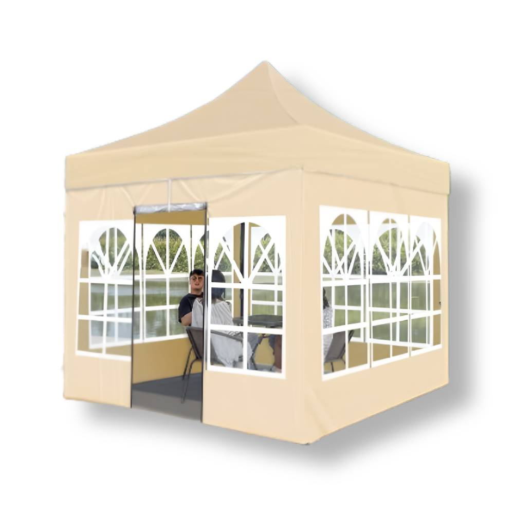 이지쉘터 접이식 캐노피천막 방수 그늘막 몽골텐트, 베이지 219,000원