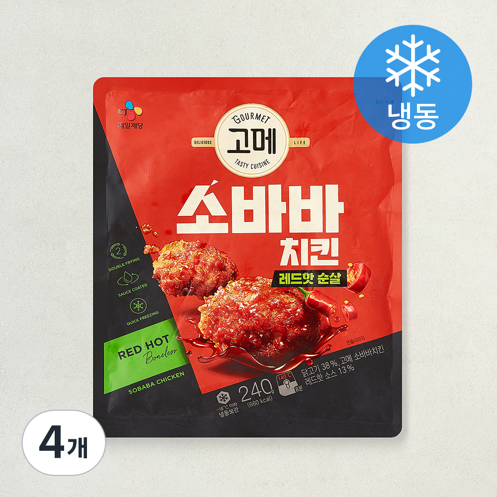 [로켓프레시] 고메 소바바 치킨 레드핫 순살 (냉동) 20,580원