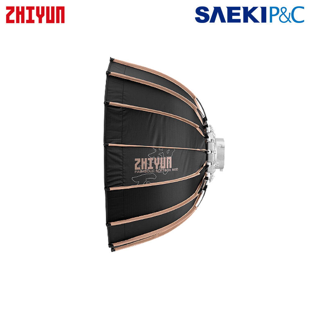 ZHIYUN 지윤 60cm 파라볼릭 소프트박스 G200/x100/G60 전용 (보웬스마운트) 140,000원