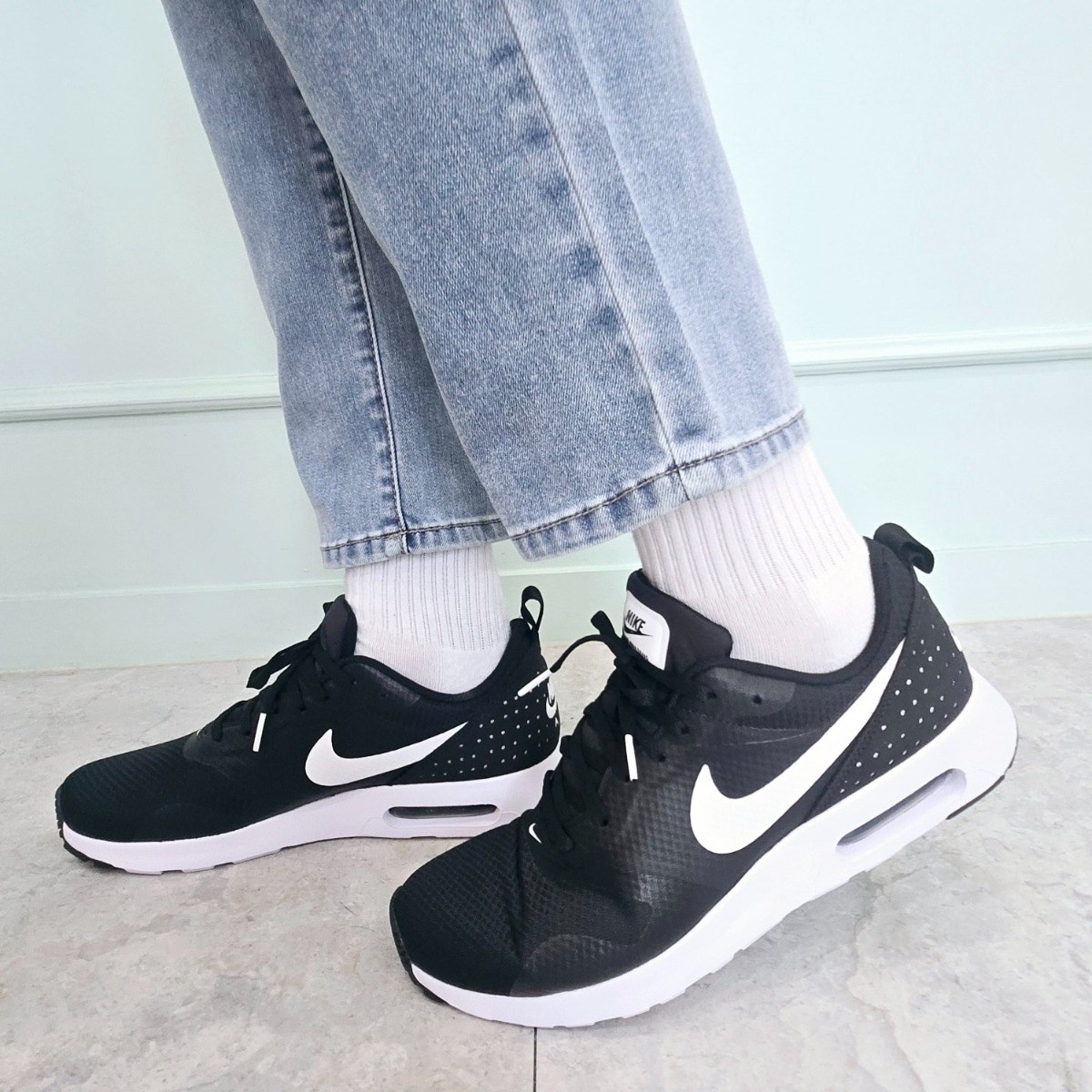 나이키 남성 운동화 에어맥스 타바스 발편한 블랙 얼룩 지우개 증정 87,000원