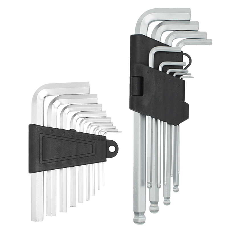 고강도 육각렌치+육각볼렌치 세트, 실버, 1개 8,000원