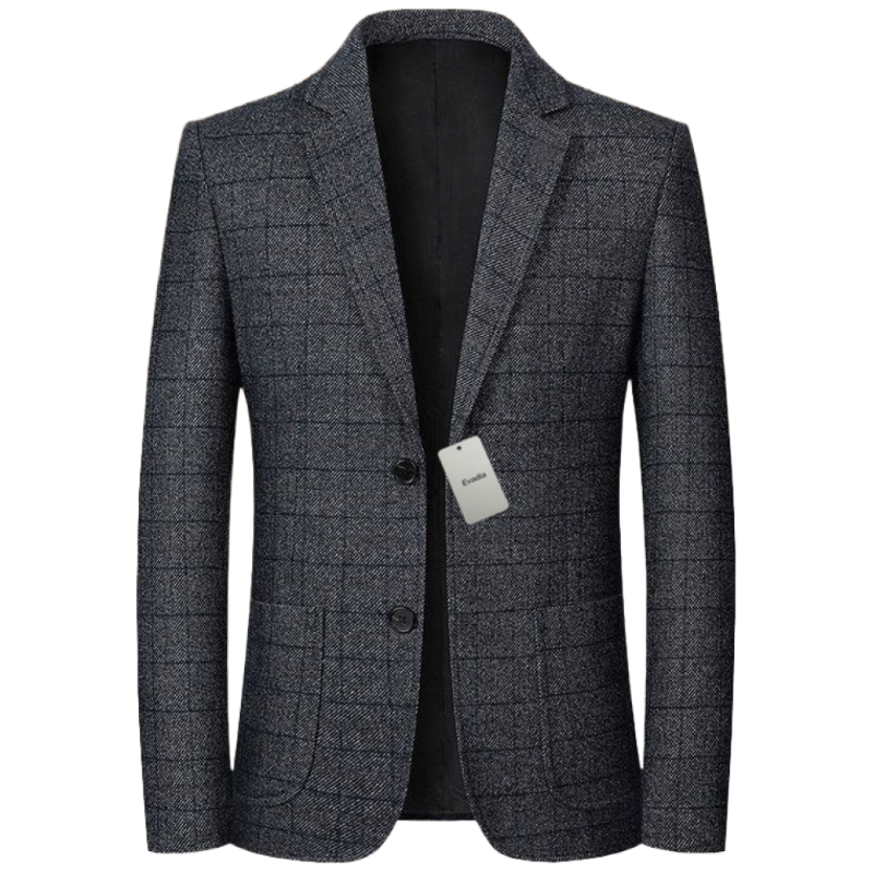 Zenaris 중년 남자 블레이저 카라넥 정장 자켓 체크 캐주얼 아우터 재킷 42,800원