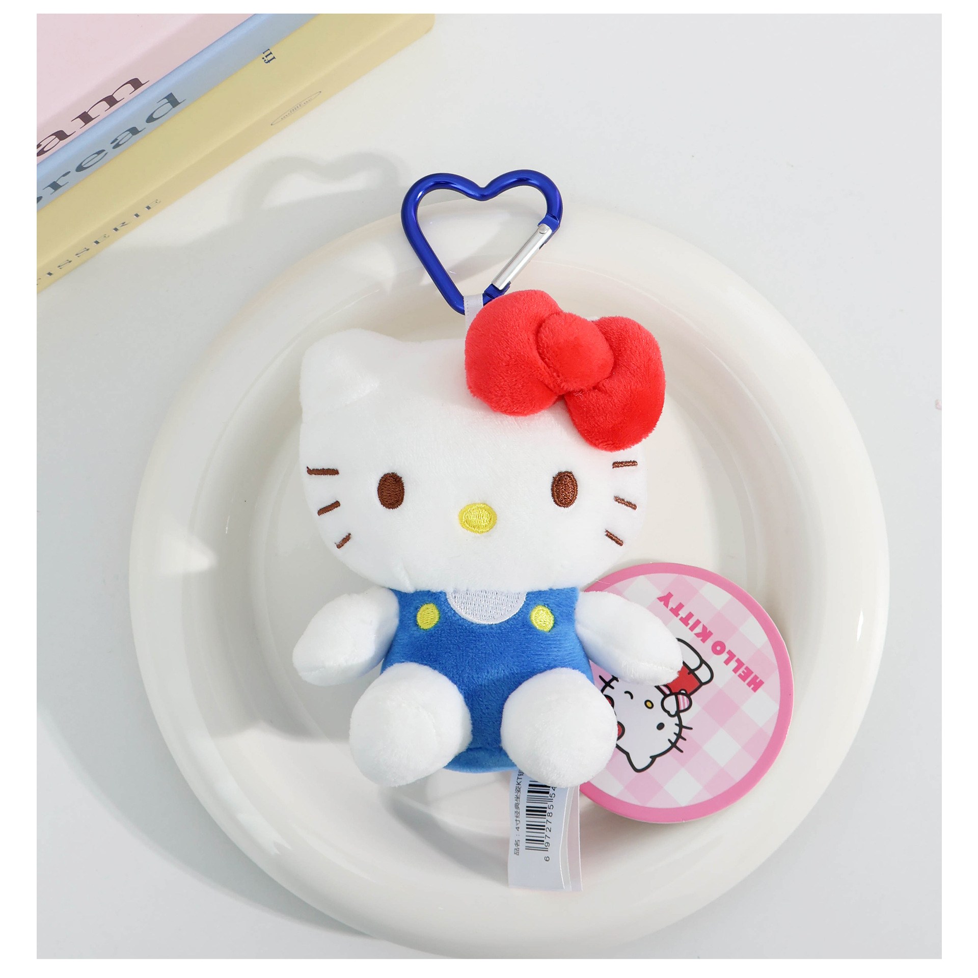 해외 정품 헬로키티 인형 11cm 카라비너 키링 가방고리, 키티A, 1개 9,900원