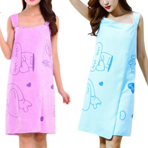 다정다감 토끼 샤워가운 타올 2종 세트 80 x 135 cm 99,470원