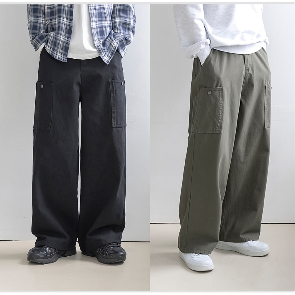 벤티브 남자 코튼스트랩카고와이드 뒷밴딩 빅사이즈 코튼 팬츠, 현재가 33,900원