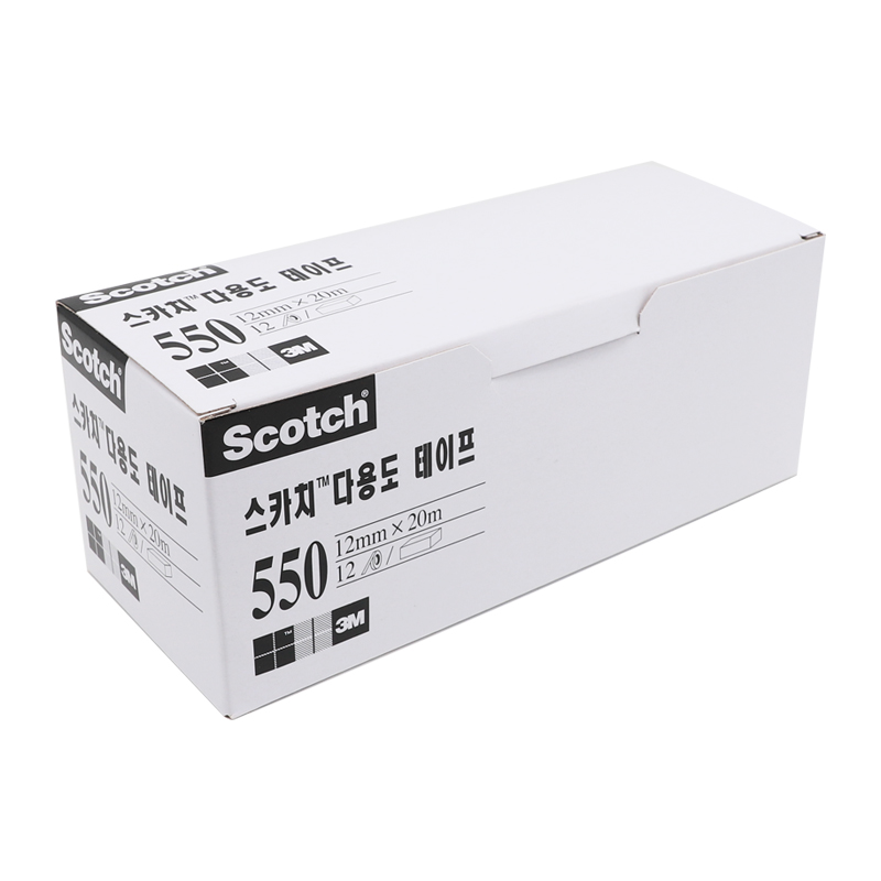 3M 스카치 다용도 투명 테이프리필550 12mm/20m 12개입, 현재가 9,720원