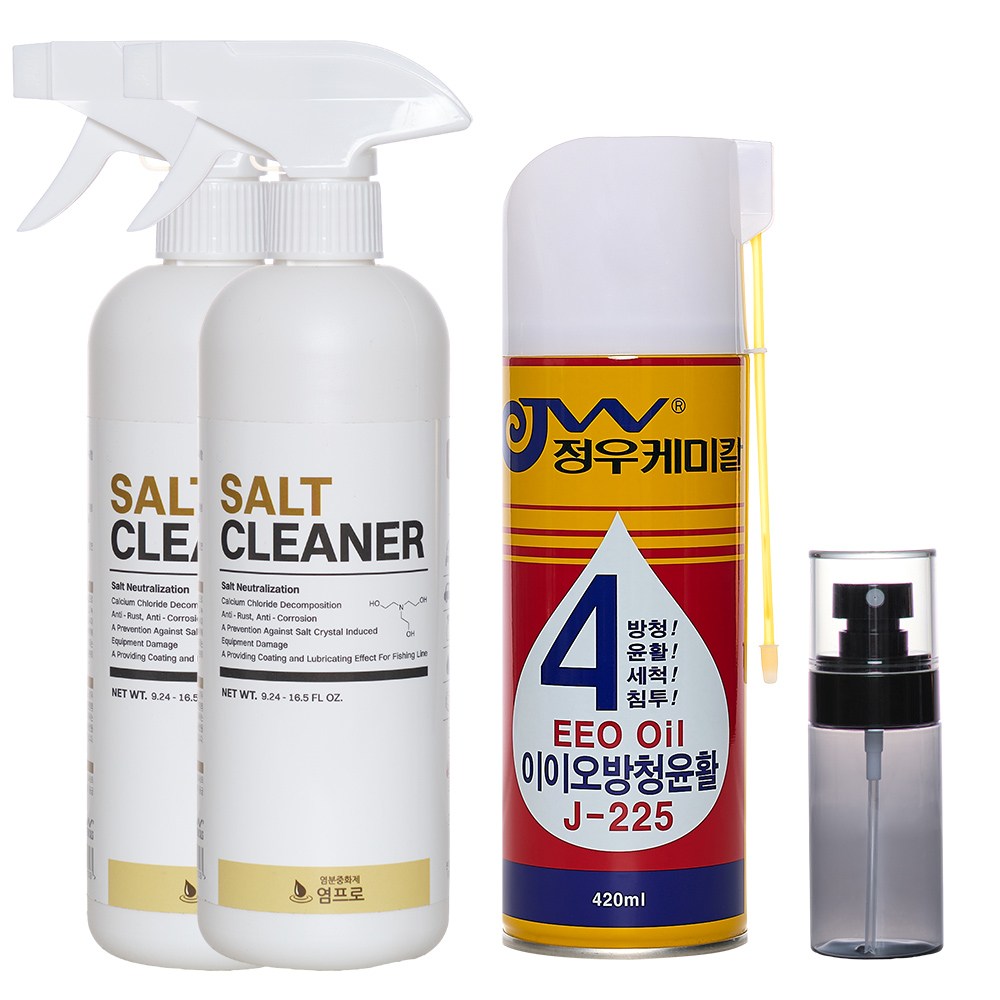 정우케미칼 염프로 염분 중화제 제거제 릴 세척 정비, 1세트, 1.42L 34,840원