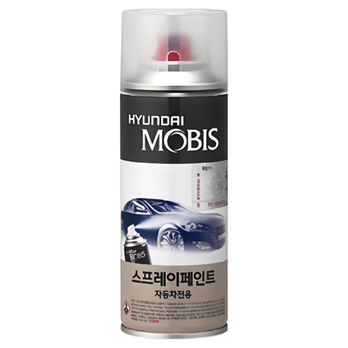 순정품 현대 싼타페DM N3S 슬릭실버 스프레이 + 투명스프레이 자동차 도색 차량용 카페인트, 1개 24,000원