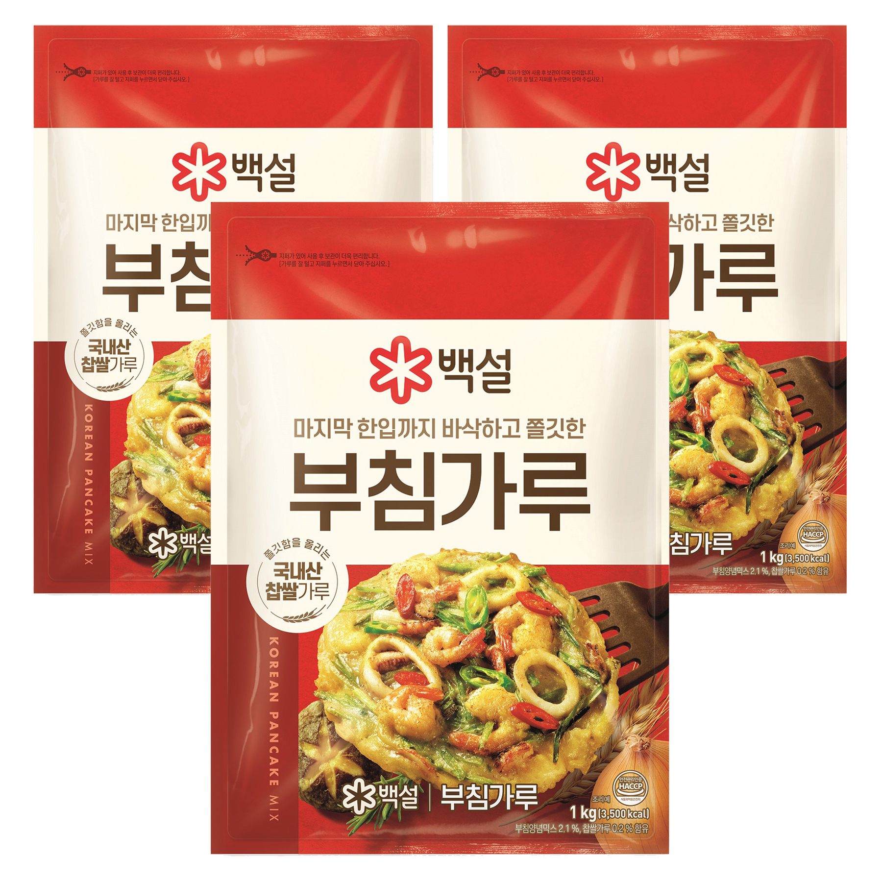 백설 부침가루, 1kg, 3개 6,720원