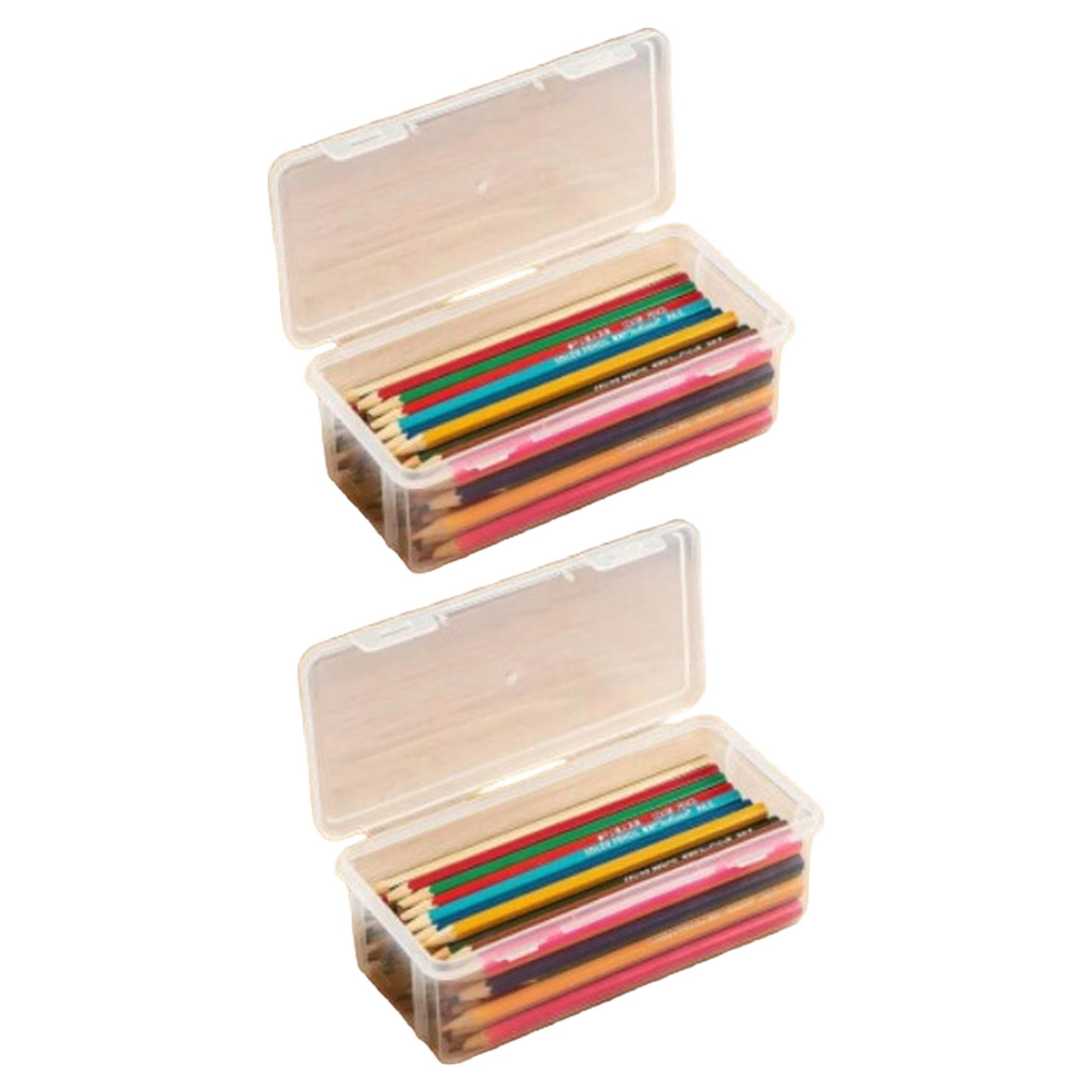 문구담 색연필 투명 필통 미디엄 19 x 9 x 6 cm 6,600원