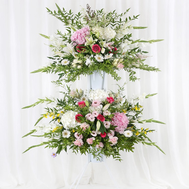 (주)99플라워 2단 수국 포인트 신화환 [ST-FA312] 전국당일배송 꽃배달 (서울,인천,대구,울산,경기일부) 179,500원