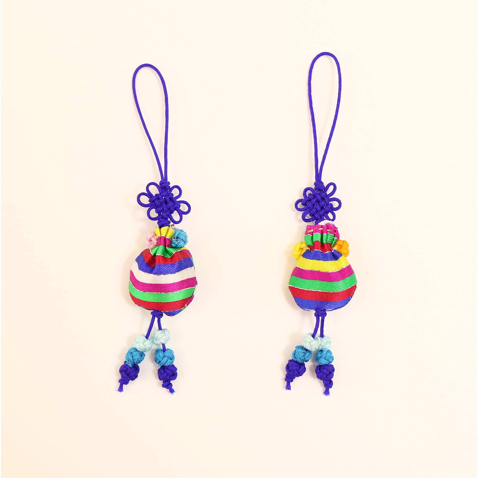 색동 복주머니 매듭 전통 노리개 장신구줄 보자기 포장 노리개 만들기 재료 45,000원