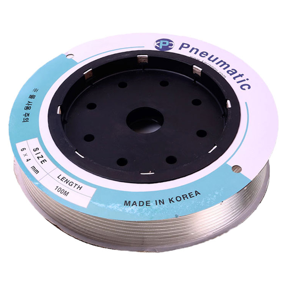 KPC 폴리우레탄 에어호스 투명 6mm x 4mm x 100m 27,500원