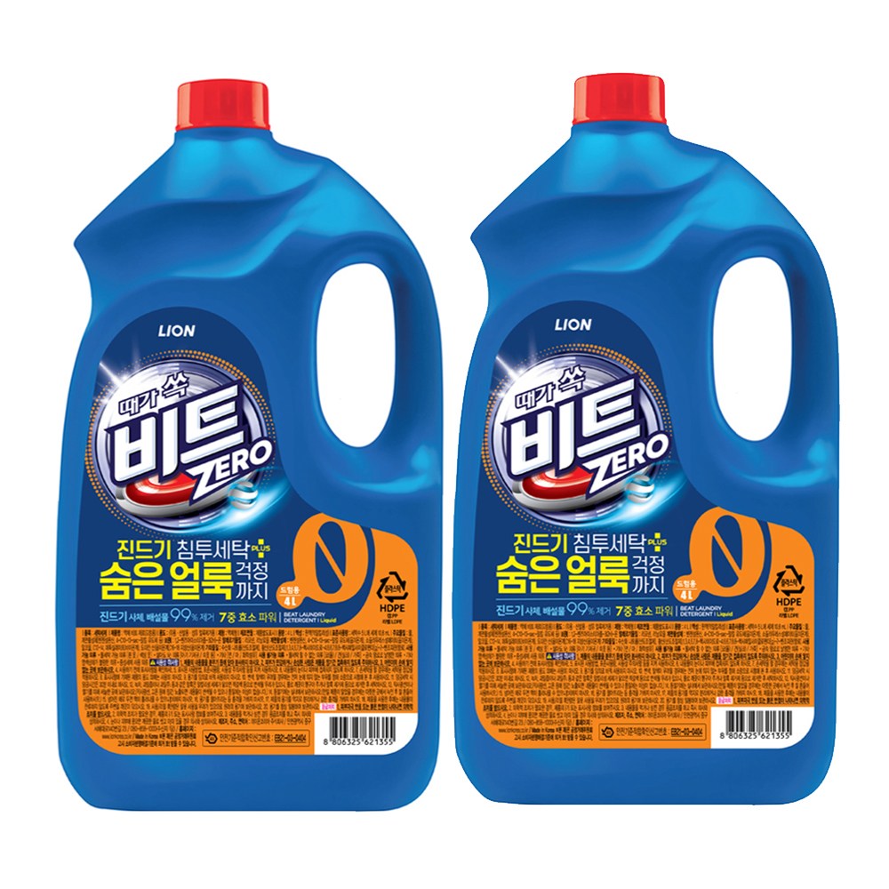 비트 제로 진드기 침투세탁 드럼용 액상세제 본품 16,800원