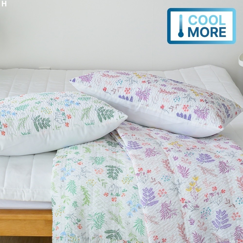 POGNEEBOOL001 델마 리플 듀라론 여름 냉감 이불 침구세트(이불 베개커버 패드) 국내생산 3중 레이어 리버서블 8,000원