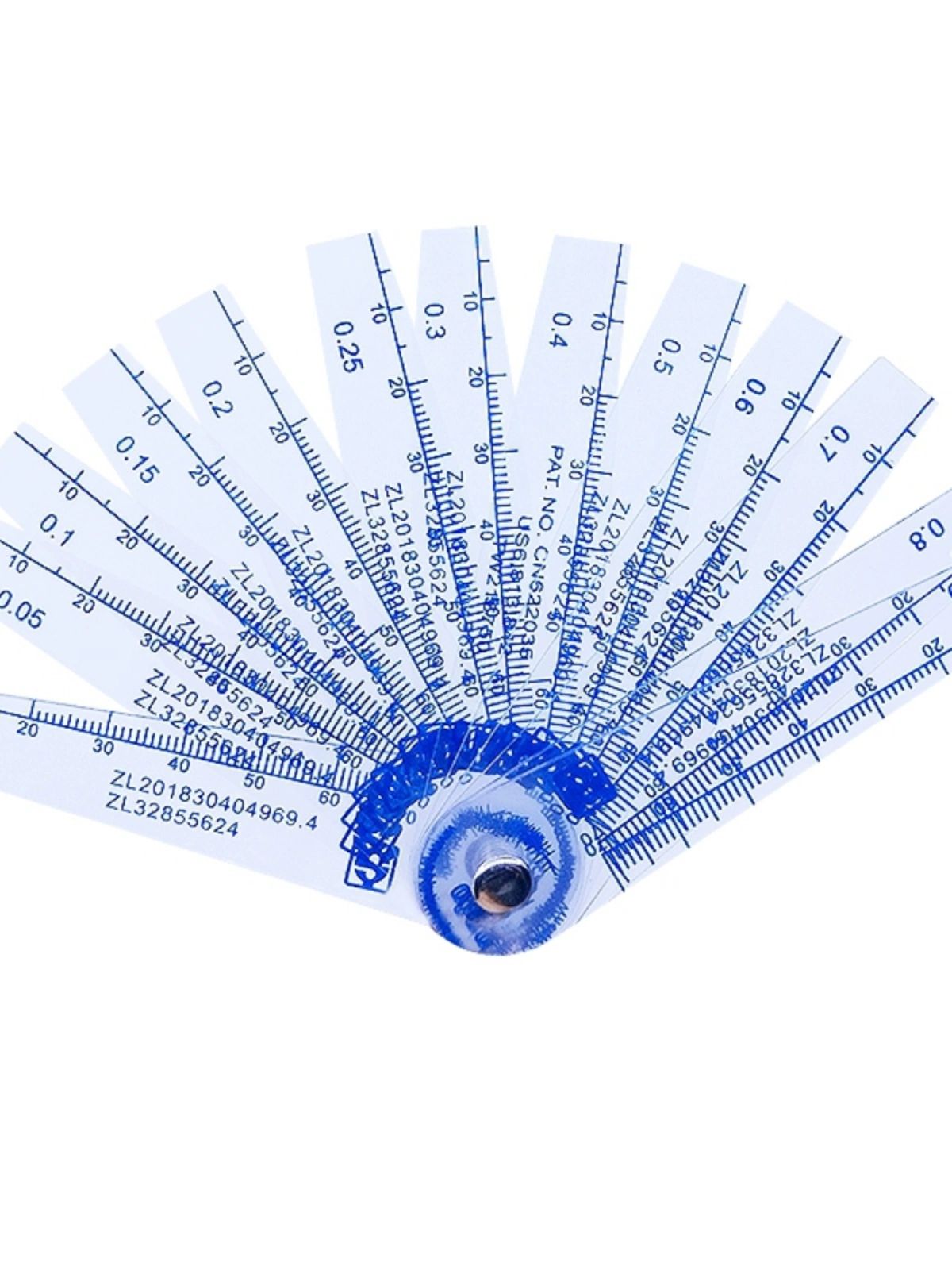 플라스틱 갭게이지 고정밀 두께측정기 PVC 투명 간격 필러 표준 플라스틱 마개 자 21,000원