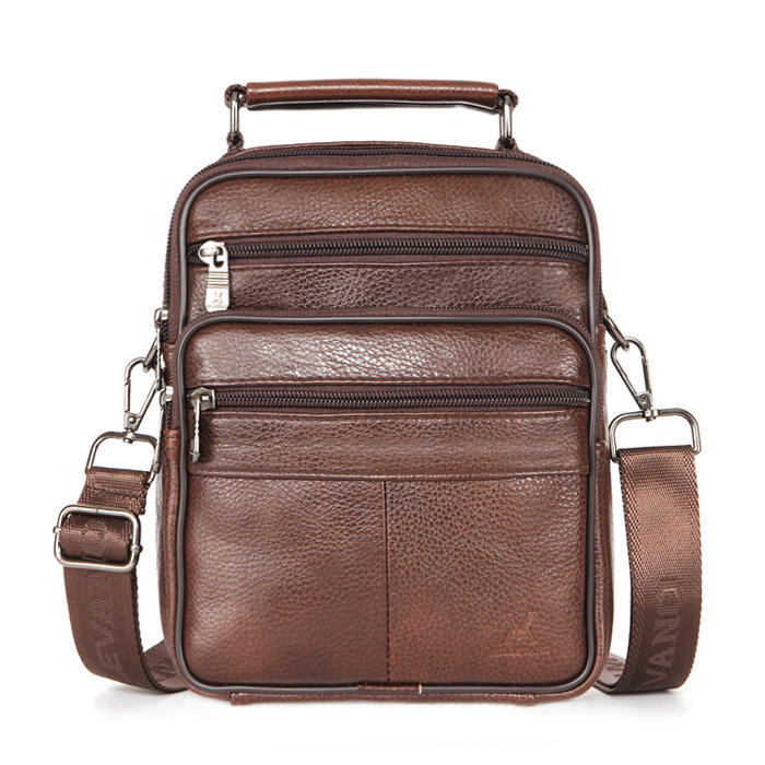 밀레바노 남성 중형 가죽가방 크로스백 MV-18101 캐주얼 데일리 숄더백 45,000원
