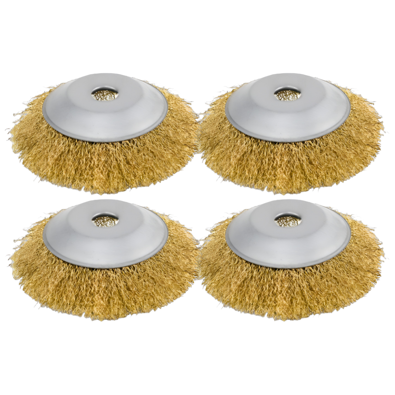 툴레보 녹제거 와이어 휠 철 반컵 브러쉬 115X16mm 4.5인치, 4개 9,740원