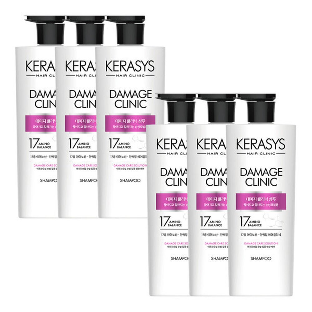 애경 케라시스 데미지 클리닉 단백질 샴푸 750ml 6개 45,590원