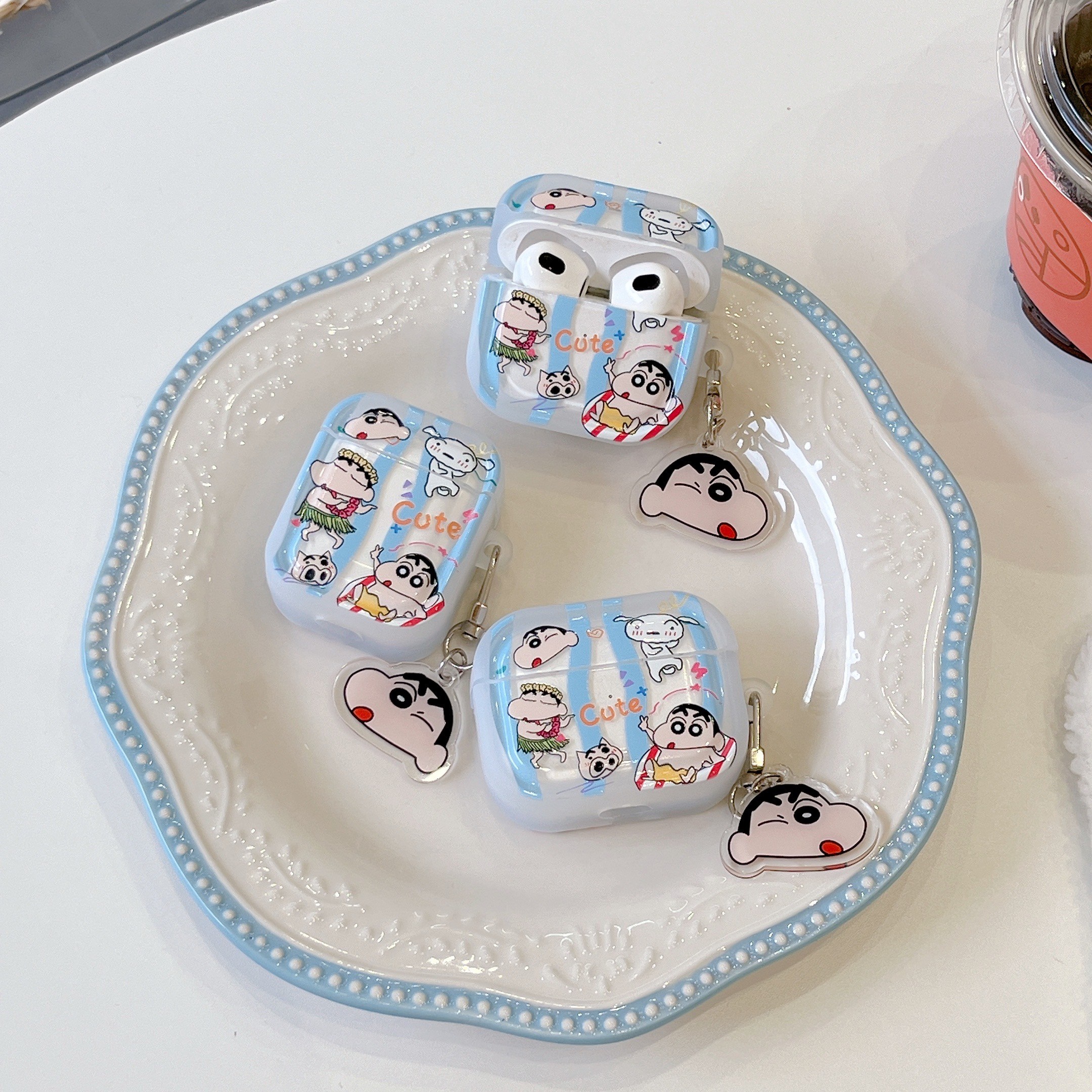 FL 짱구 에어팟 케이스 [키링set], AirPods 4대, 1개 15,050원