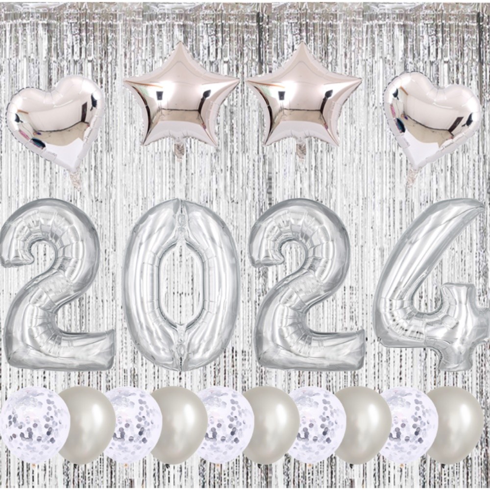 2024 파티용품 숫자 하트 스타 은박 혼합풍선 세트 에브리띵스마일 1220 23,560원