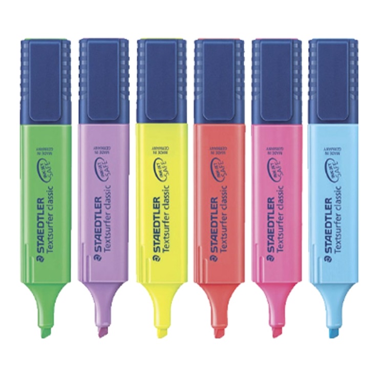 스테들러 파스텔톤 형광펜 6색 세트 364C 19,900원