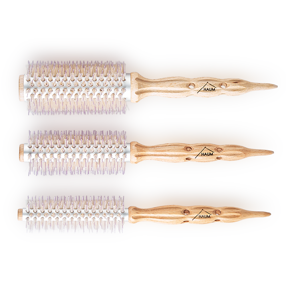 HAUM 하움 중간롤빗 컬 굵기 선택 셀프 드라이 볼륨 브러쉬 (S/M/L), 1개, L_핑크 24,000원