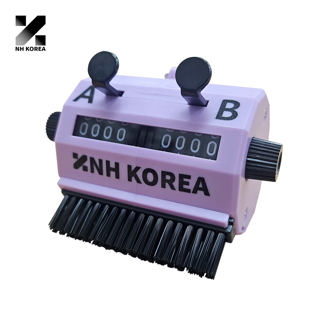 NH코리아 듀얼카운터 쭈꾸미 카운팅 휴대용 계수기 인원체크, 핑크, 1개 13,000원