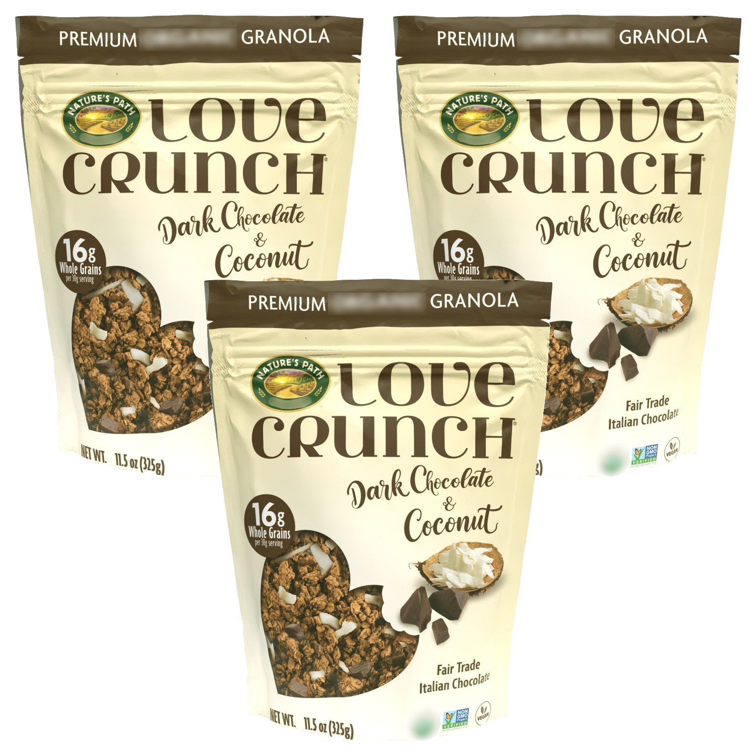 네이쳐스패스 러브 크런치 다크 초콜릿 & 코코넛 맛 시리얼 35,420원