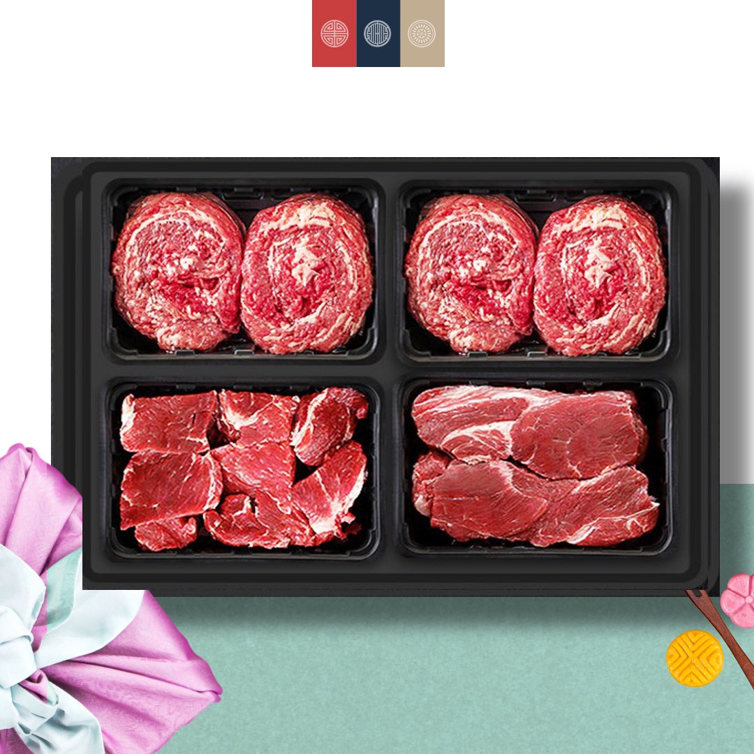 쿠가 횡성한우 선물세트  불고기 장조림 국거리 2kg이상 베스트 상품 170,000원