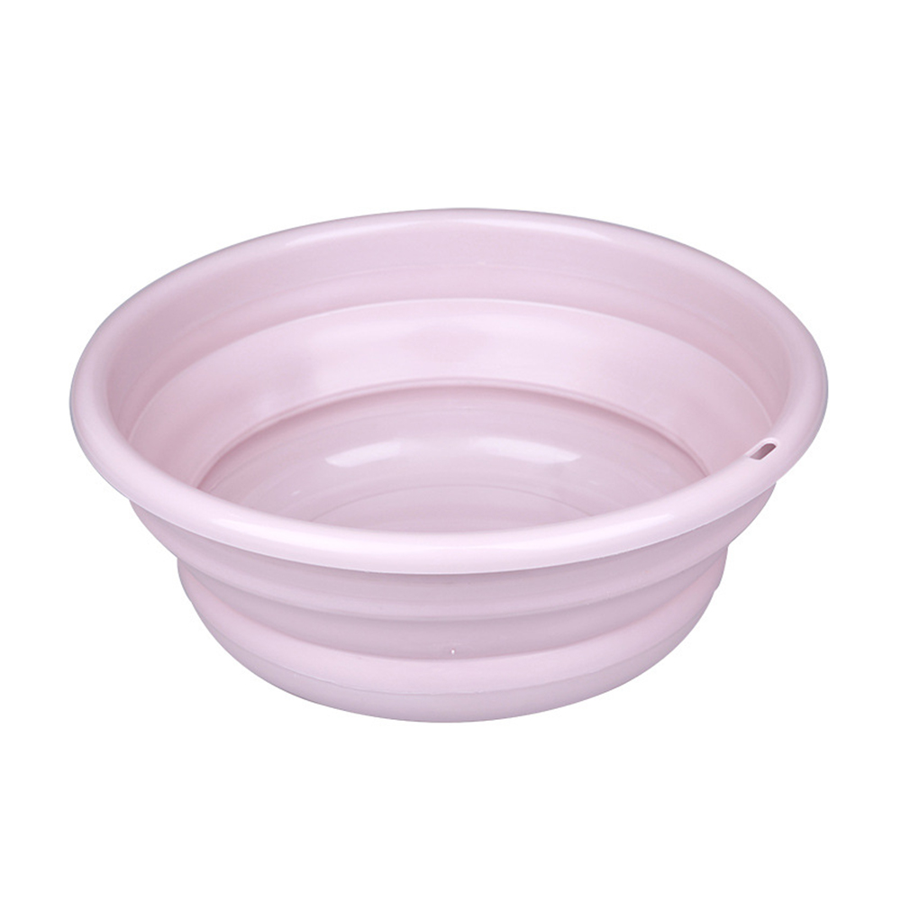 코드86 휴대용 접이식 다용도 폴딩 세숫대야, 핑크, 1개 5,900원