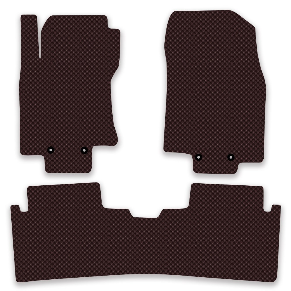 DXSOAUTO QM6 (2016~) 전용 3D 엠보싱 차세대 고무매트 1열2열 세트, 브라운, 215_1 QM6 LPG 59,000원