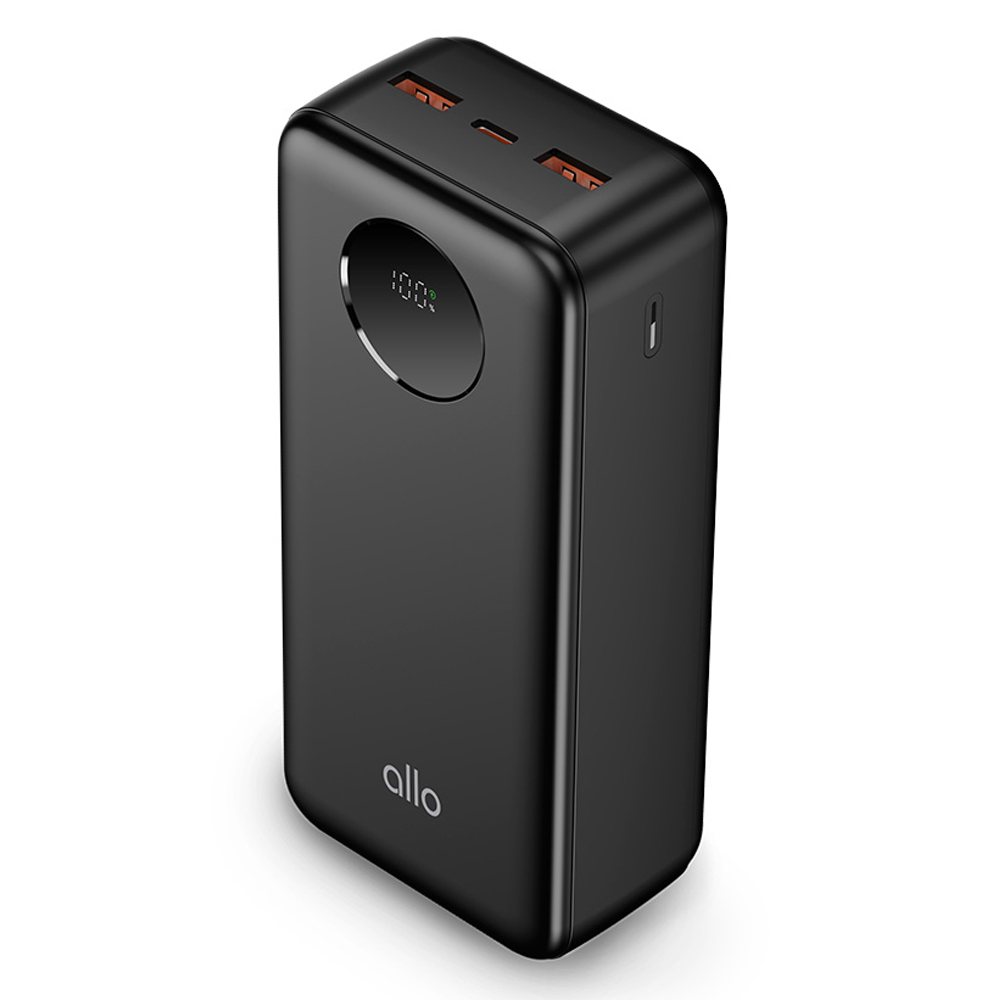알로코리아 대용량 고속 충전 보조배터리 C타입 30000mAh, allo3007PD, 블랙 39,300원